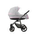 Bebetto Vulcano S-Line SL09 Grey - Dark Pink - Grafitowa rama