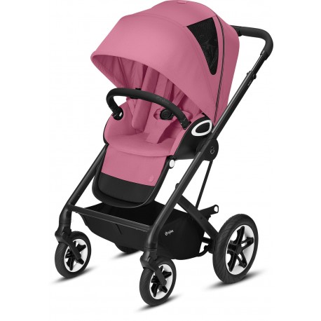 Cybex Talos S Lux Czarna Rama - Magnolia Pink