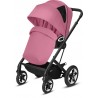 Cybex Talos S Lux Czarna Rama - Magnolia Pink