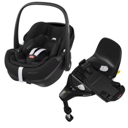 Maxi-Cosi Pebble 360 Pro z bazą Familyfix 360 Pro - Essential Black - 2023