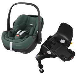 Maxi-Cosi Pebble 360 Pro z bazą Familyfix 360 Pro - Essential Green - 2023