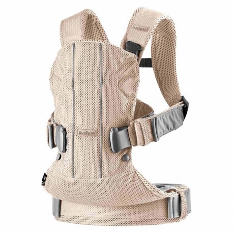 BabyBjorn Nosidełko ONE AIR 3D - Perłowy Różowy