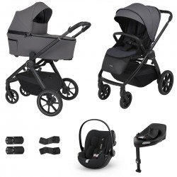 Espiro Yoga 2024 4w1 z fotelikiem Cybex Cloud G I-size i bazą G - 17 Gray Zen