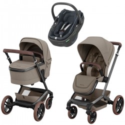 Maxi-Cosi Fame 3w1 Twillic Truffle + MC Coral 360