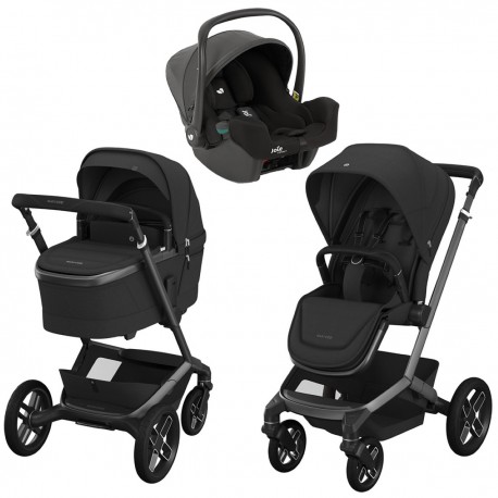 Maxi-Cosi Fame 3w1 Twillic Black + Joie i-Snug 2