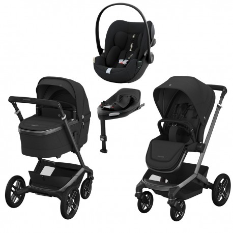 Maxi-Cosi Fame 4w1 Twillic Black + Cybex Cloud G + baza Cybex G