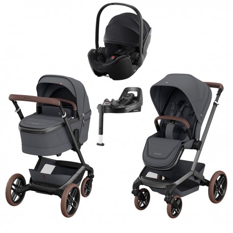 Maxi-Cosi Fame 4w1 Twillic Graphite + Britax Baby Safe Pro + Vario Base 5Z