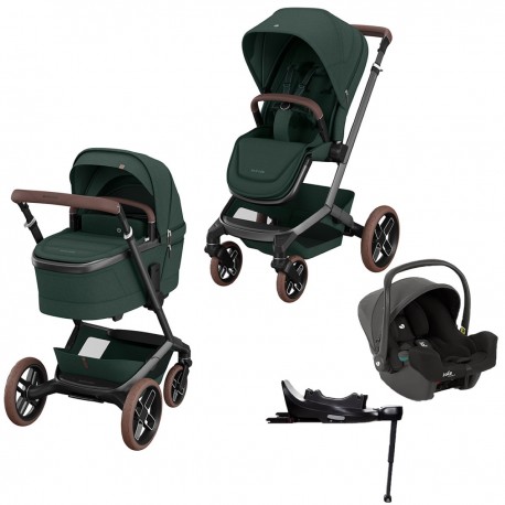 Maxi-Cosi Fame 4w1 Twillic Green + Joie i-Snug 2 + baza Encore