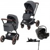 Maxi-Cosi Fame 4w1 Twillic Graphite + Joie i-Snug 2 + baza Encore