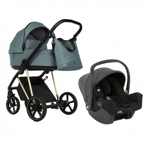 Roan IVI 2.0 3w1 z fotelikiem Joie I-snug 2 - Pine Green