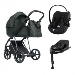 Roan IVI 2.0 4w1 z fotelikiem Cybex Cloud G i bazą Cybex G - Black Forest