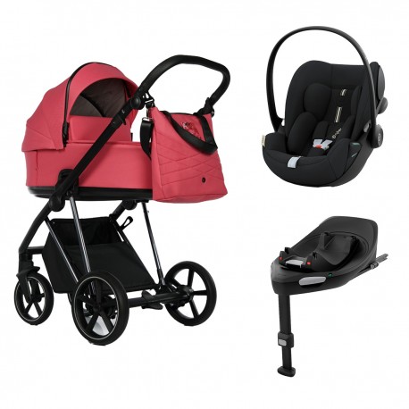 Roan IVI 2.0 4w1 z fotelikiem Cybex Cloud G i bazą Cybex G - Viva Magenta