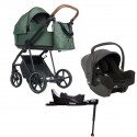 Roan IVI 2.0 4w1 z fotelikiem Joie I-snug 2 + baza Encore - Boho Green