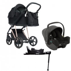 Roan IVI 2.0 4w1 z fotelikiem Joie I-snug 2 + baza Encore - Raven