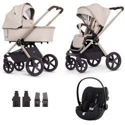 Venicci Upline 3w1 z fotelikiem Cybex Cloud G i-Size - Stone Beige