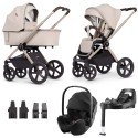 Venicci Upline 4w1 z fotelikiem Britax Romer Baby-Safe Pro i bazą Vario Base 5Z - Stone Beige