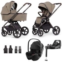 Venicci Upline SE 4w1 z fotelikiem Britax Romer Baby-Safe Pro i bazą Vario Base 5Z - Powder