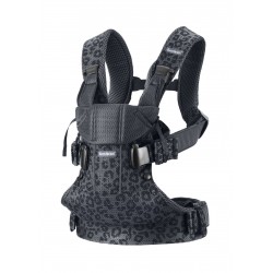 BabyBjorn Nosidełko ONE AIR 3D - Antracyt/Leopard