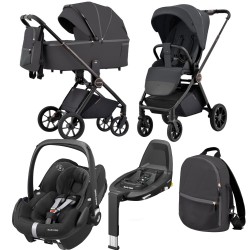 Carrello Ultra 4w1 z MC Cabriofix I-size i bazą FamilyFix 3 Sonic Grey