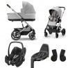 Cybex Balios S Lux 2.0 zestaw 4w1 z MC Pebble Pro I-size oraz bazą FamilyFix 3 - Lava Grey