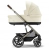 Cybex Balios S Lux 2.0 zestaw 4w1 z MC Pebble Pro I-size oraz bazą FamilyFix 3 - Seashell Beige