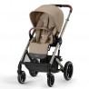 Cybex Balios S Lux 2.0 zestaw 4w1 z MC Pebble Pro I-size oraz bazą FamilyFix 3 - Almond Beige