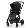 Cybex Balios S Lux 2.0 zestaw 4w1 z MC Pebble Pro I-size oraz bazą FamilyFix 3 - Moon Black