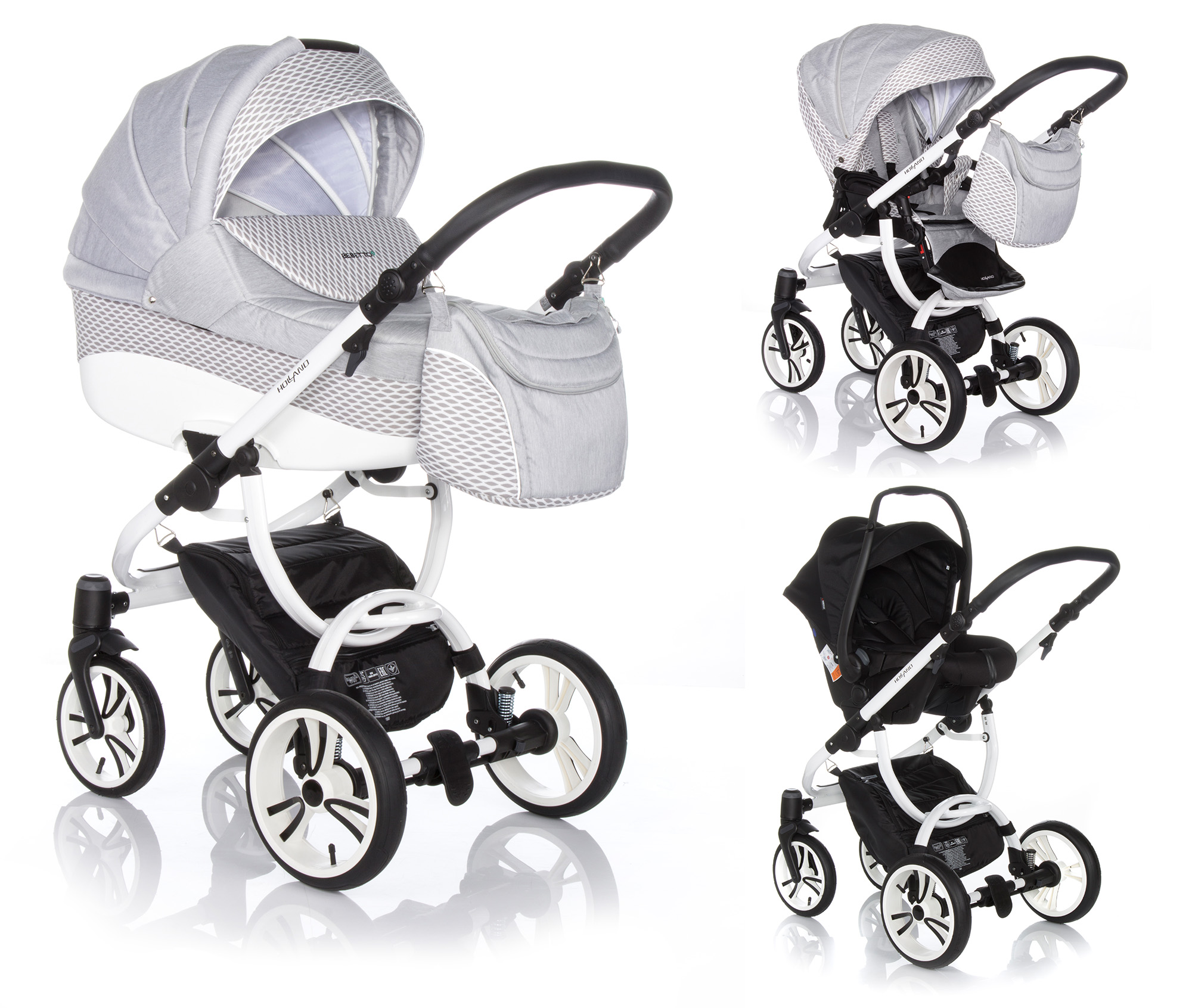 white travel system